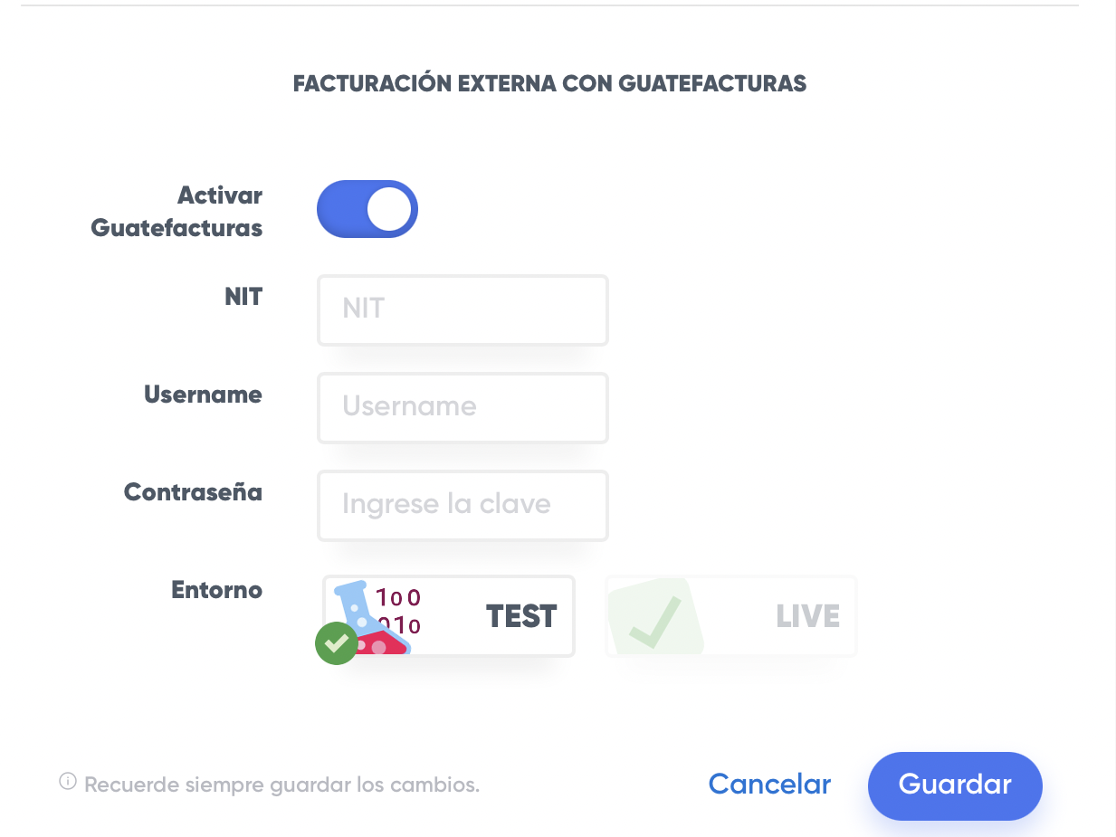 Activar GuateFacturas